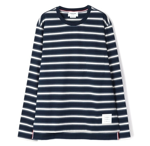 Striped oversized long sleeve t-shirt