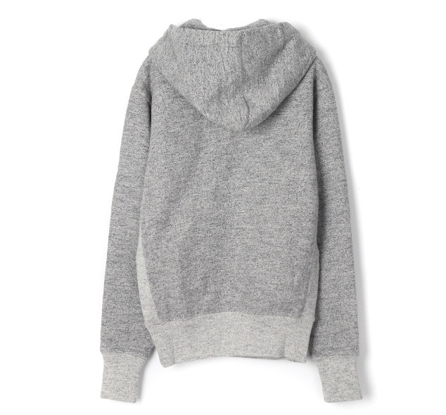 Double RL brushed hooded sweatshirt