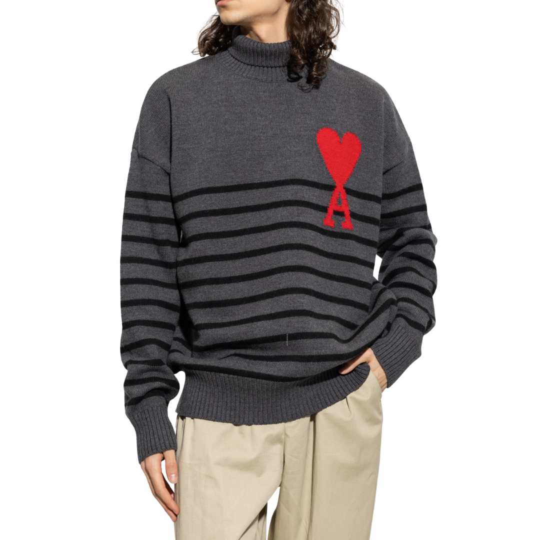 TURTLENECK SWEATER WITH LOGO