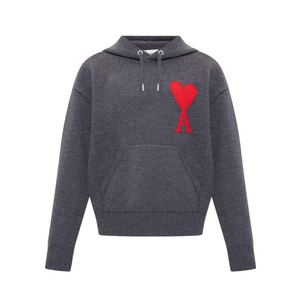 Ami De Coeur Wool Knitted Hoodie