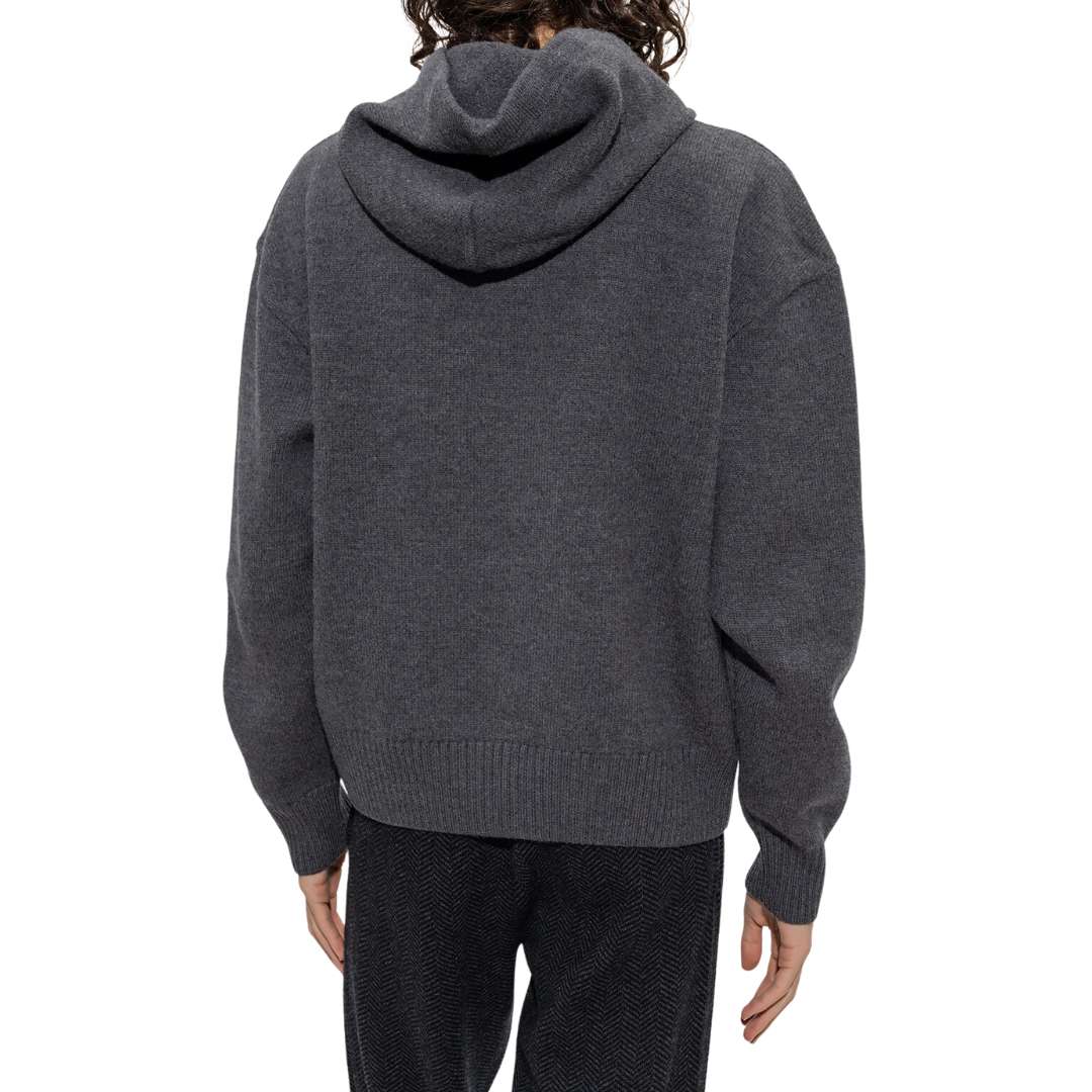 Ami De Coeur Wool Knitted Hoodie