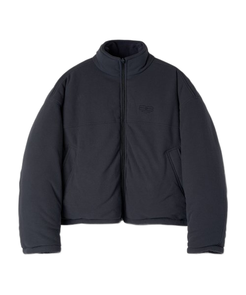 Men's BB logo zip-up jacket - Black