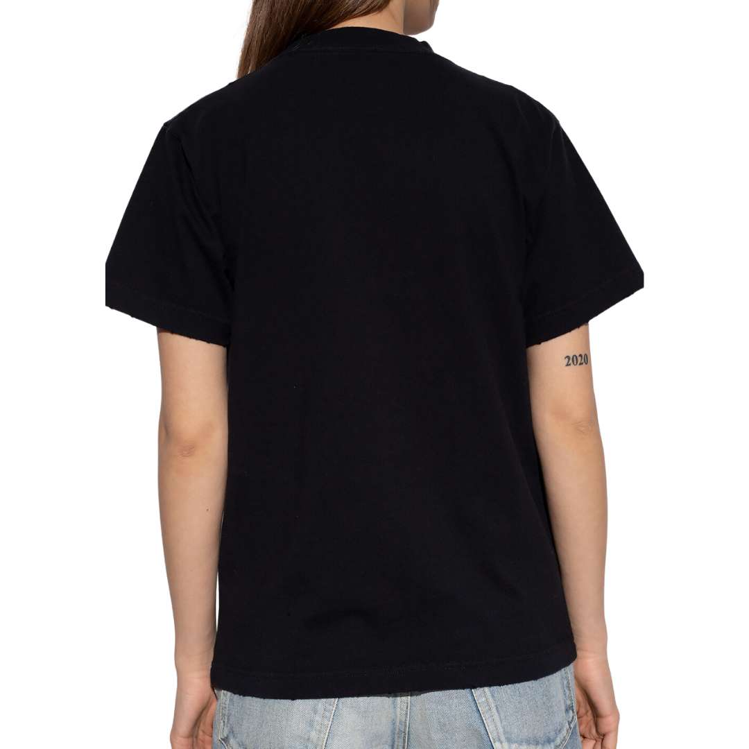 Black T-shirt with logo