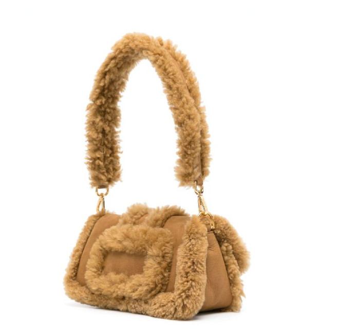 Le Petit Bambimu shearling shoulder bag