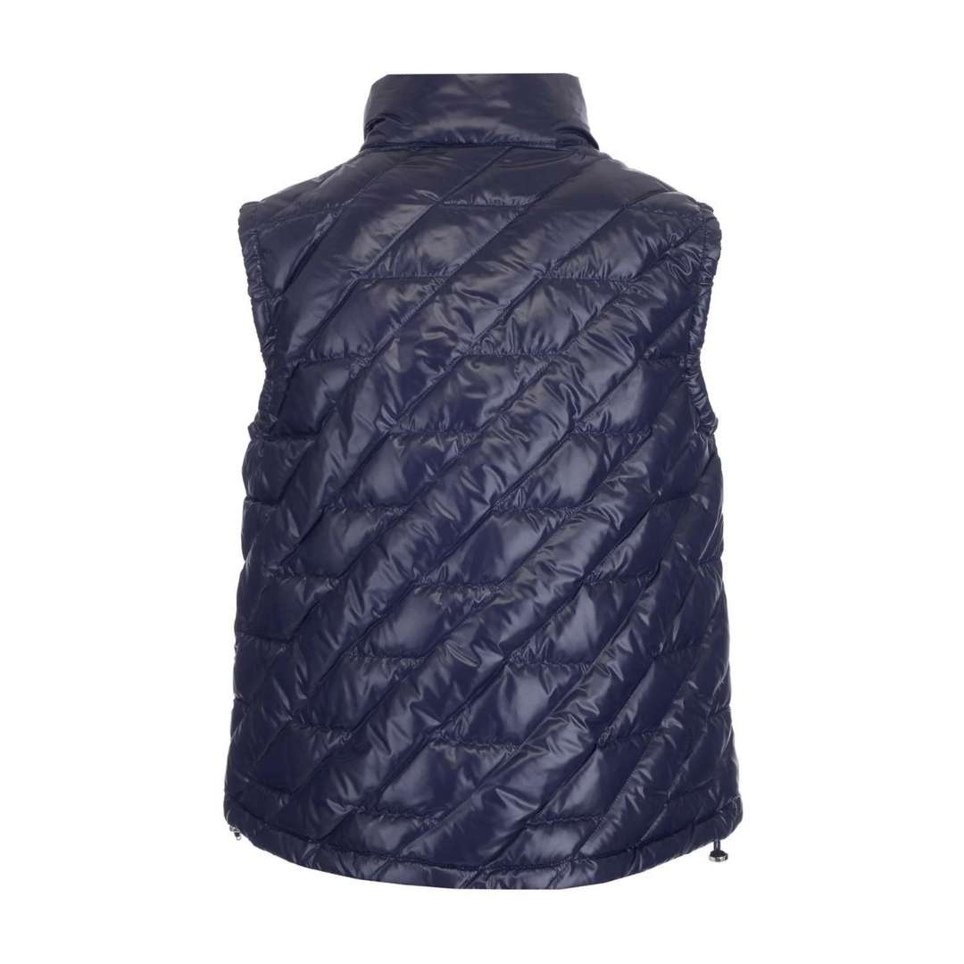 Diagonal Quilted Puffer Vest