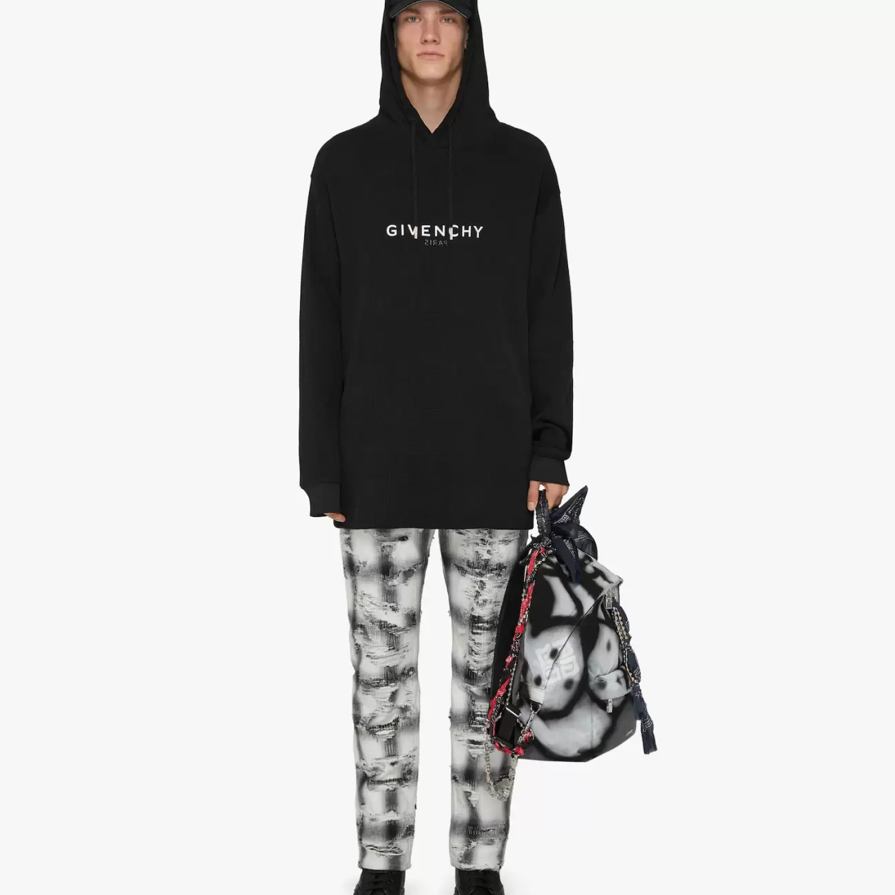 GIVENCHY REVERSE oversized hoodie