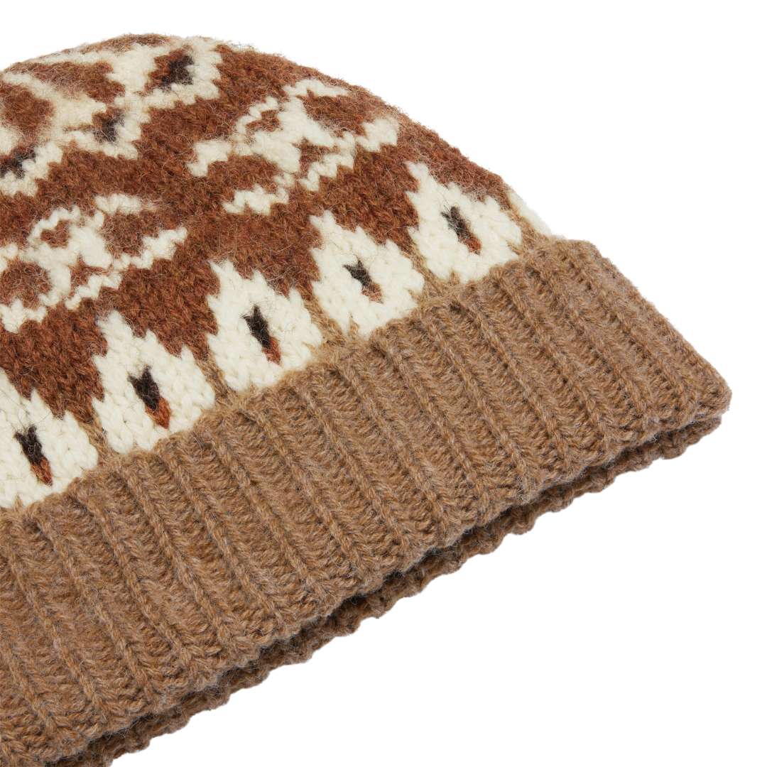 Beanie in Triomphe fair isle wool