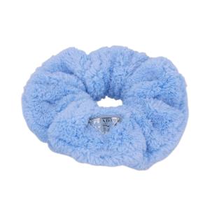 Women's Fake Shearling Triangle Logo Scrunch - Blue