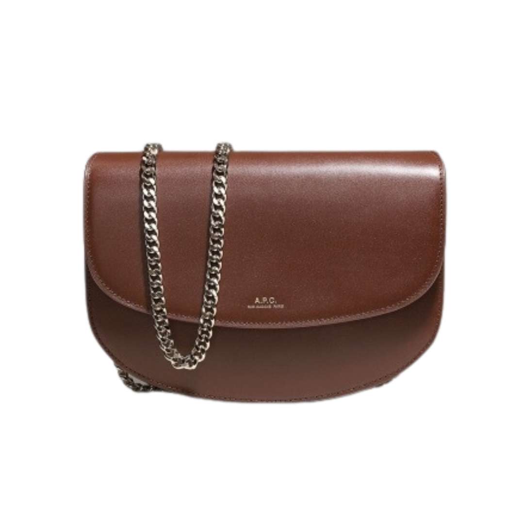 Geneve Clutch On Chaine brown