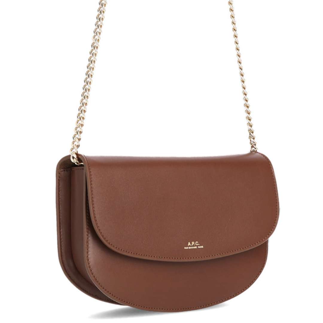 Geneve Clutch On Chaine brown