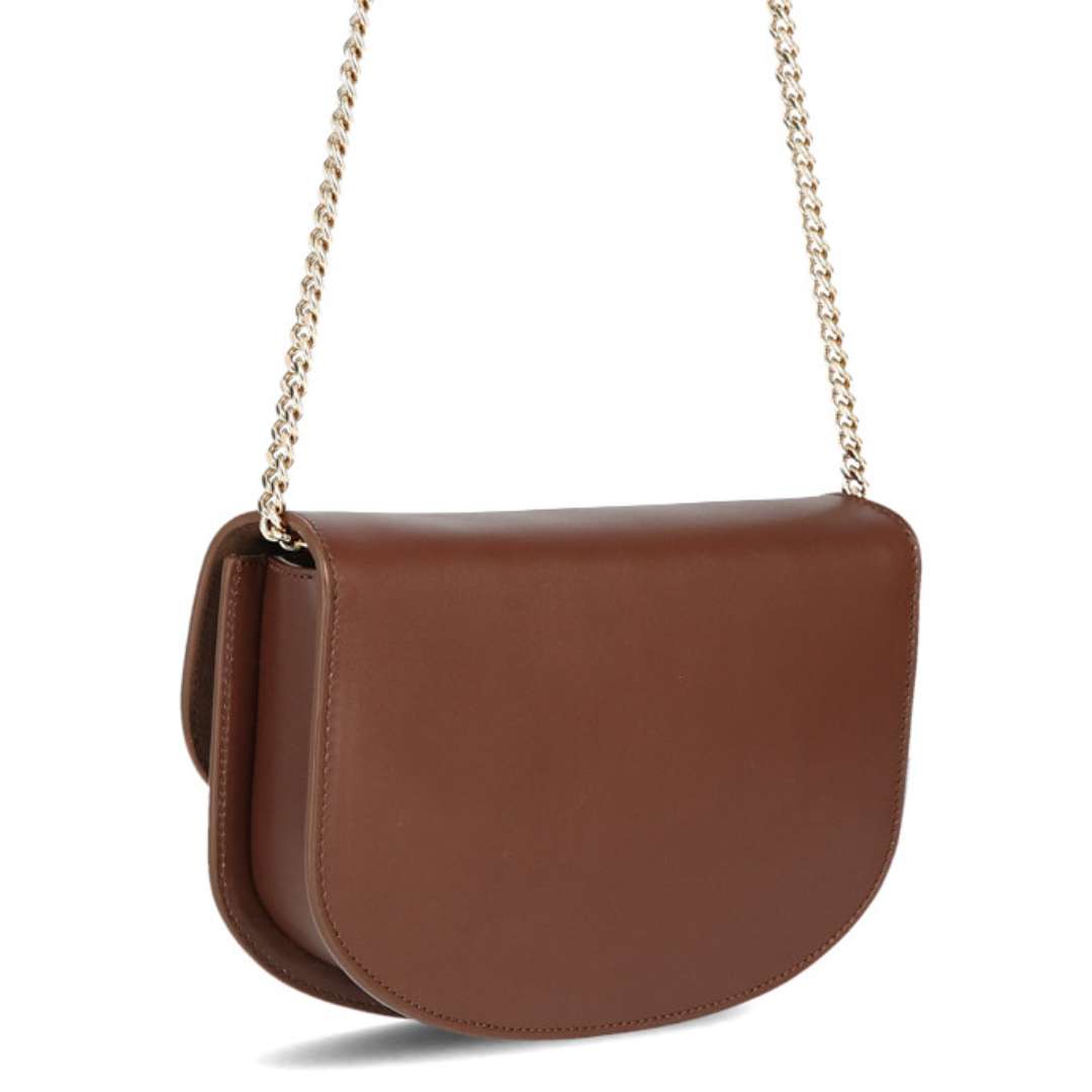 Geneve Clutch On Chaine brown