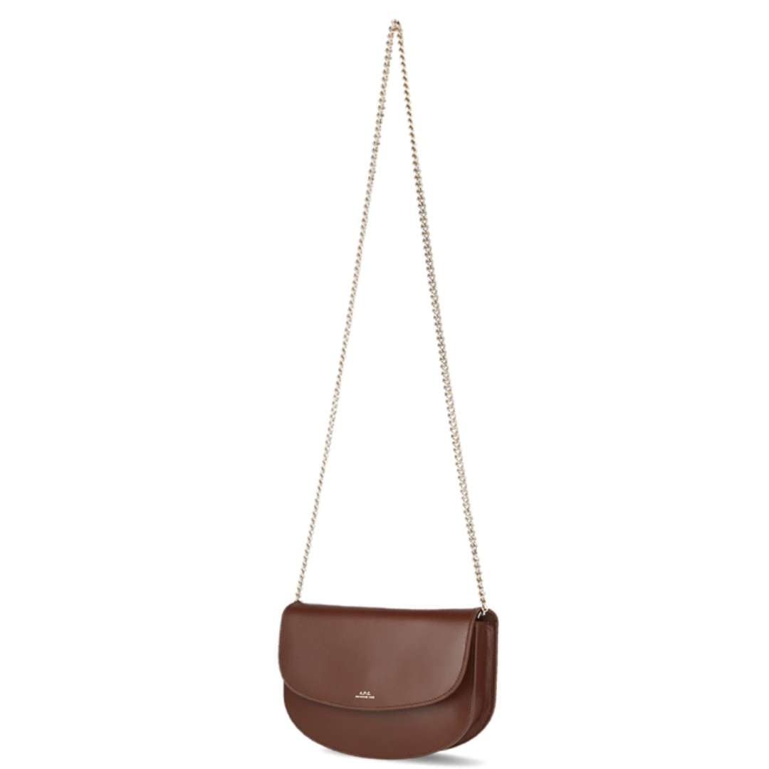 Geneve Clutch On Chaine brown