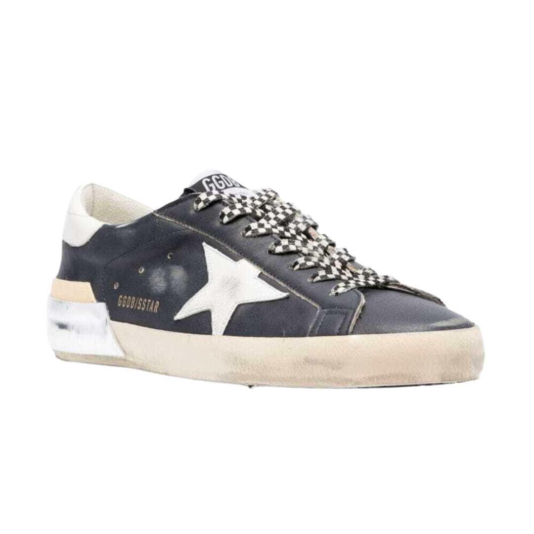 Superstar Sneakers Dark Blue White Star