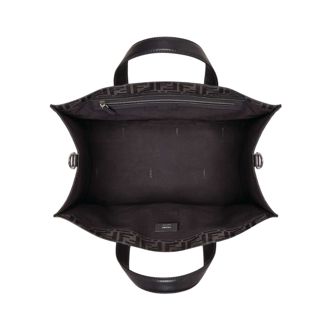 FF jacquard fabric Shopper