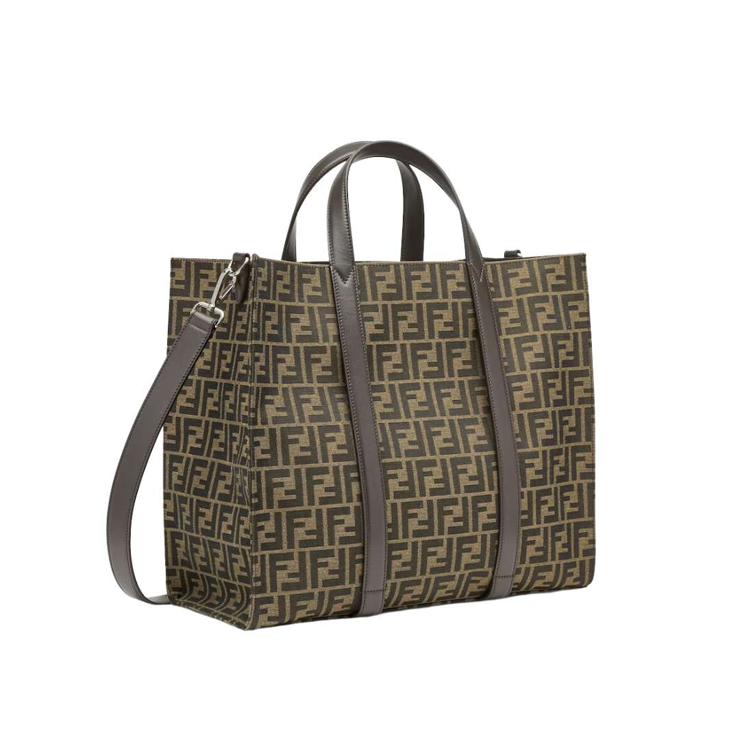 FF jacquard fabric Shopper