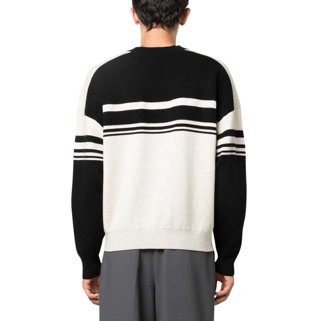 Intarsia stripe jumper