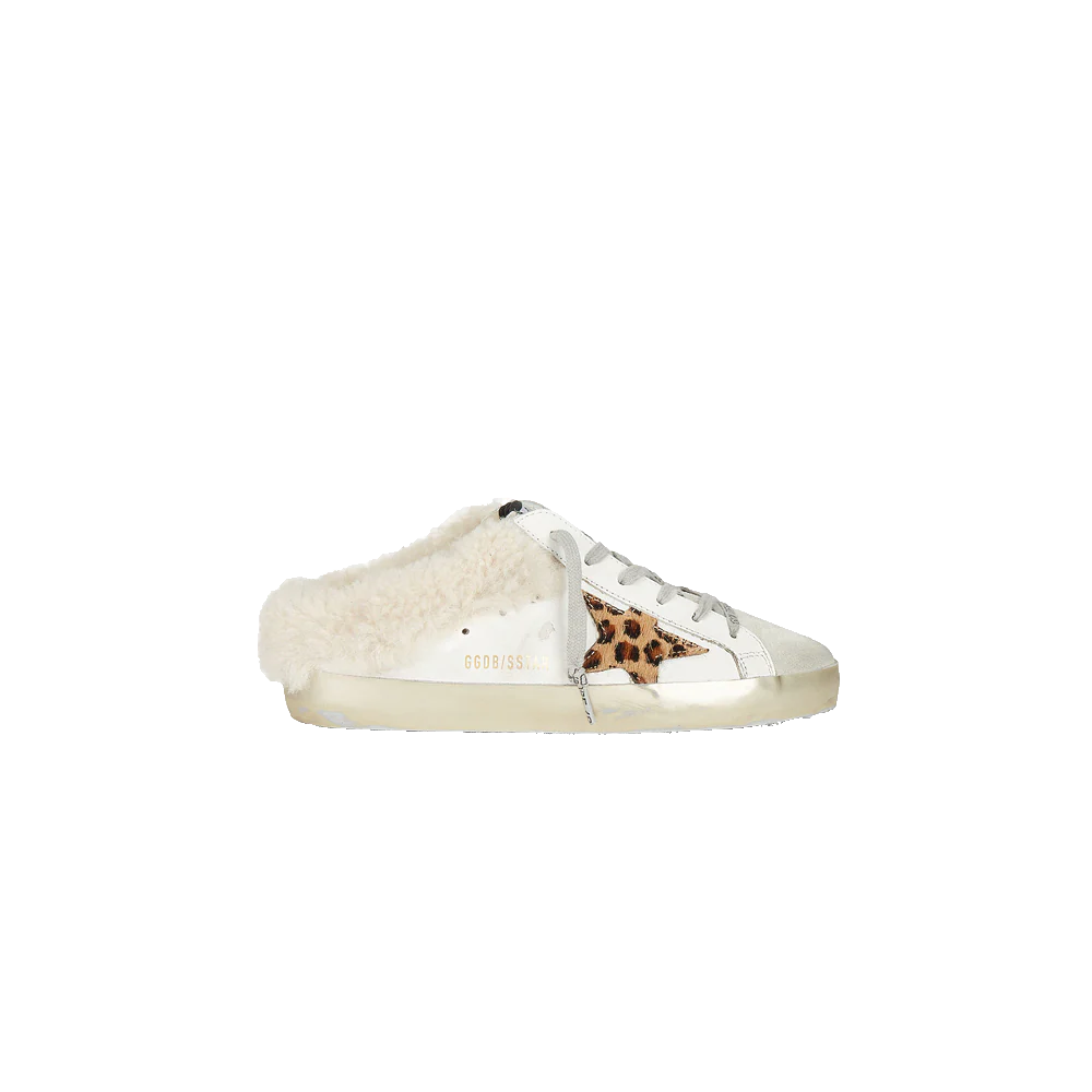 Superstar Sabot Leopard Lettering