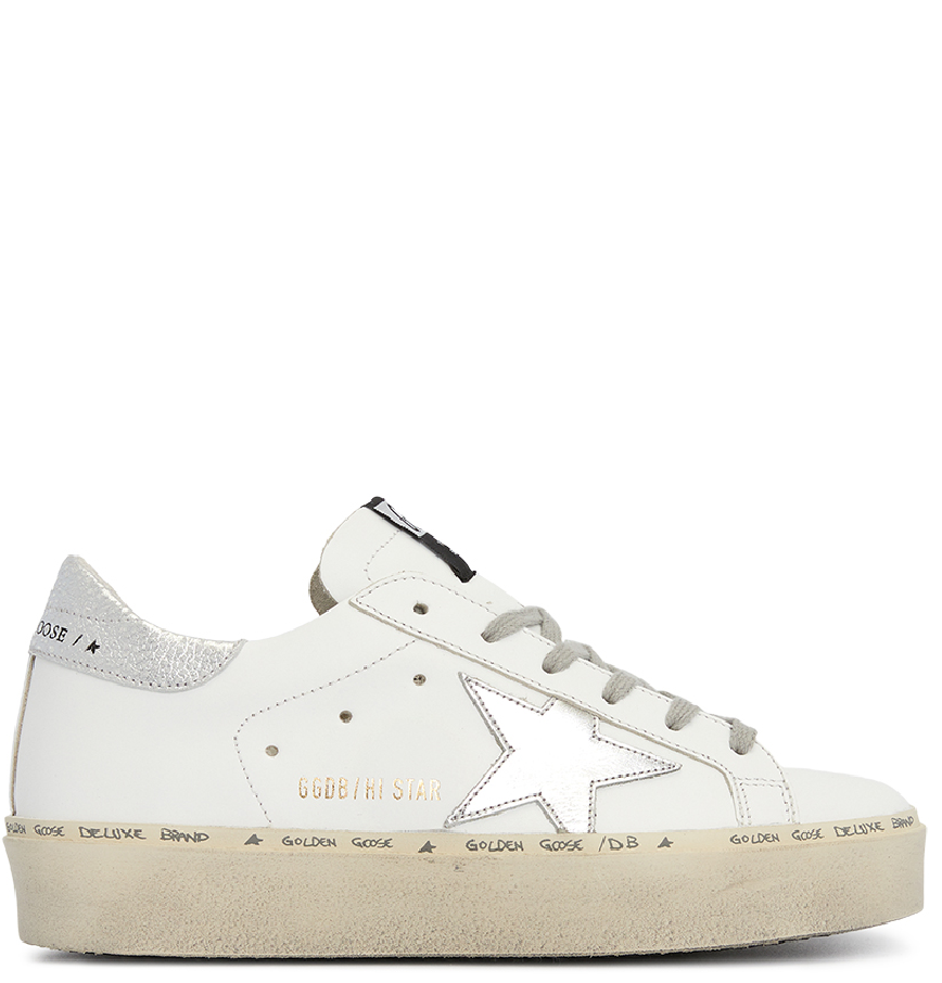 Histar Sneakers White Leather Shiny Star