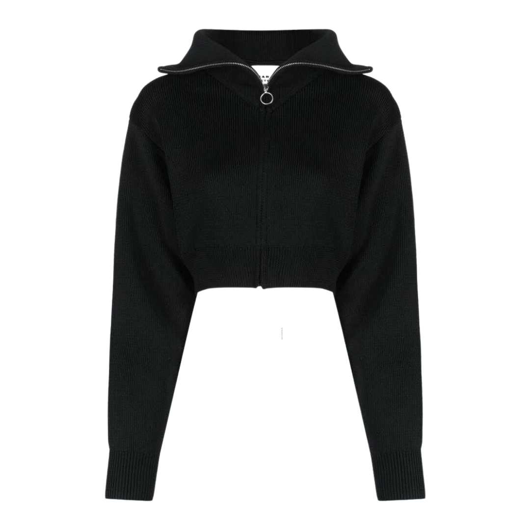 Oksan high neck cropped jacket