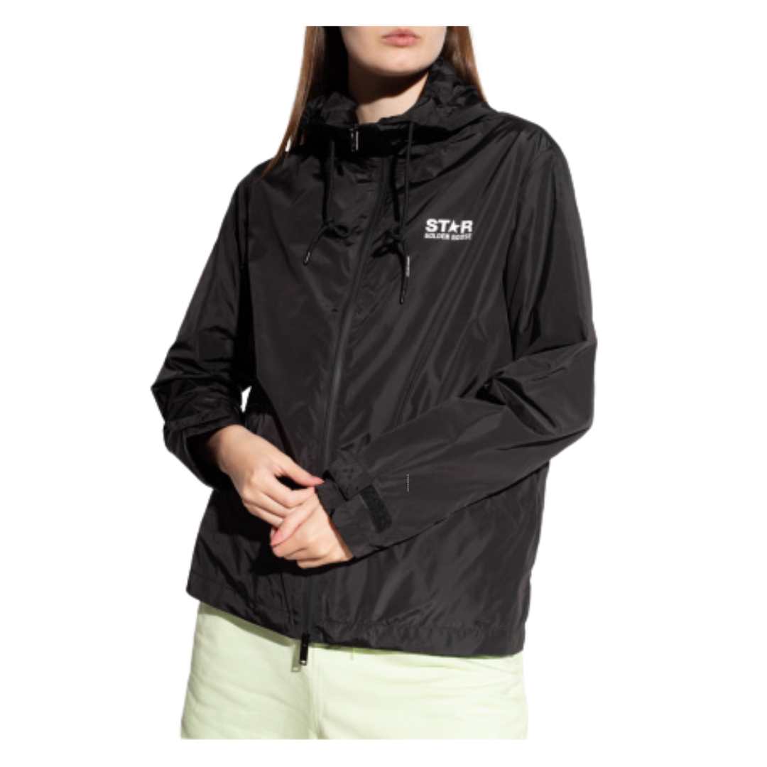 Black Star Collection printed windbreaker