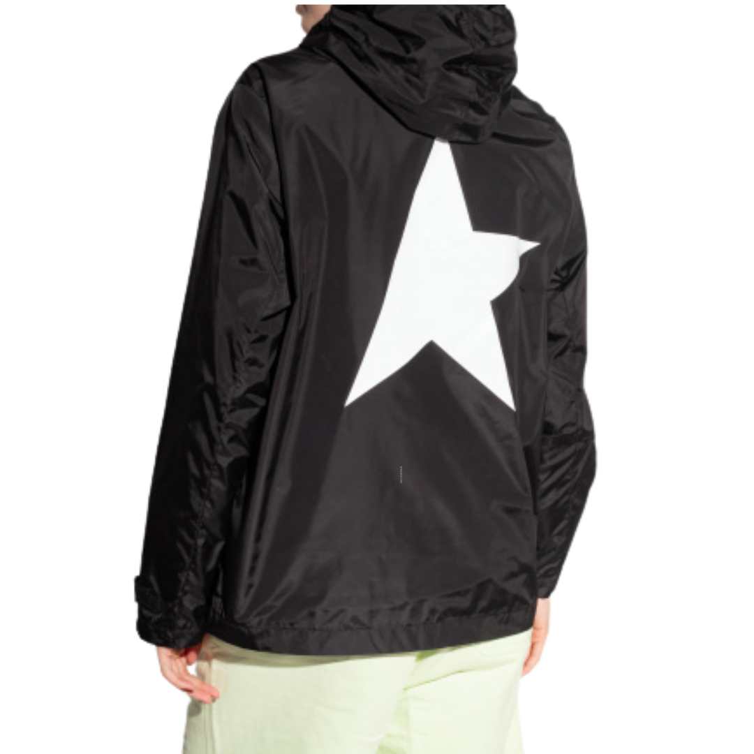 Black Star Collection printed windbreaker