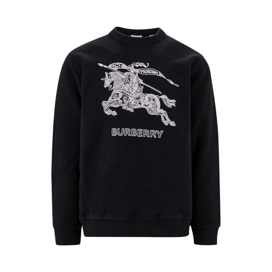 EKD-embroidered Cotton Sweatshirt