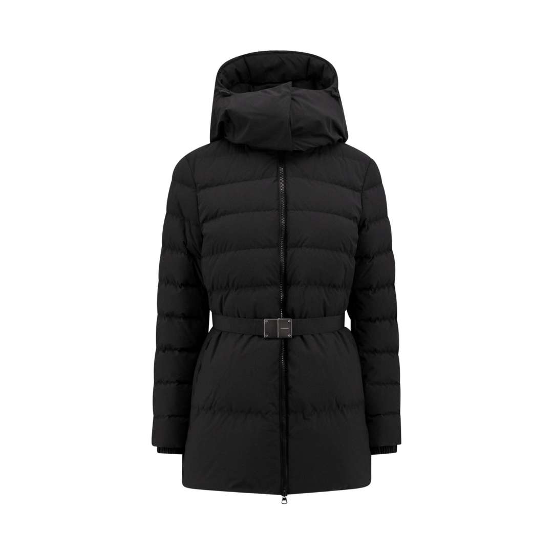 Belted Hooded Padded Jacket