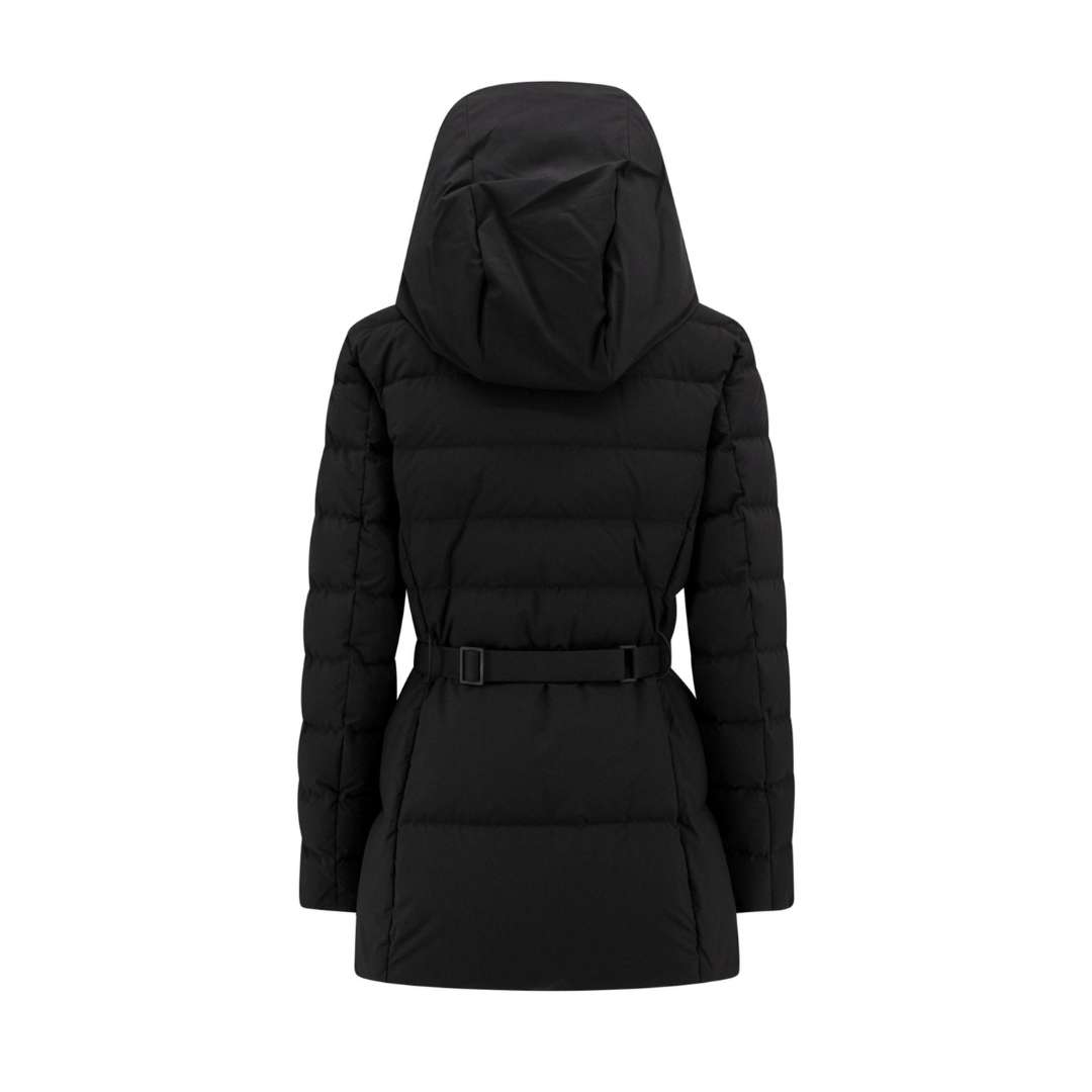 Belted Hooded Padded Jacket