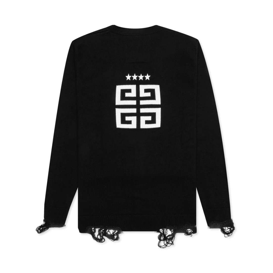 Star Embroidered 4G Logo Cardigan