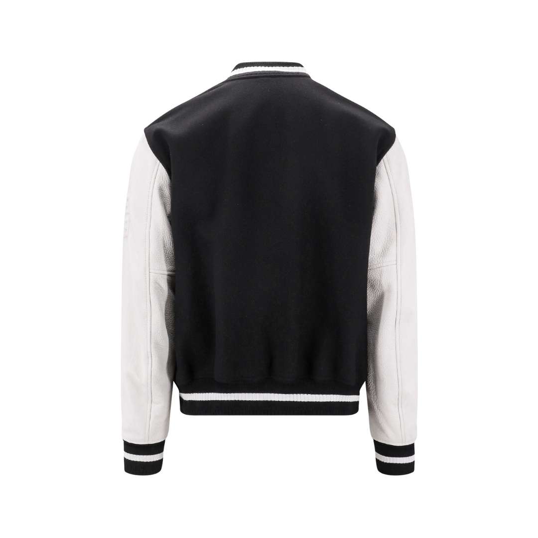 Black and White Bomber Jacket