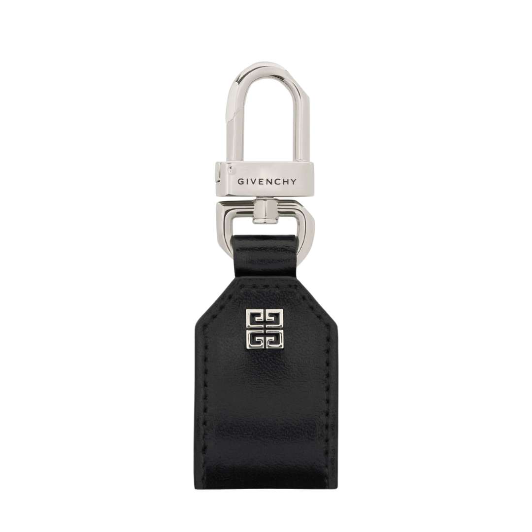 4G keyring in leather