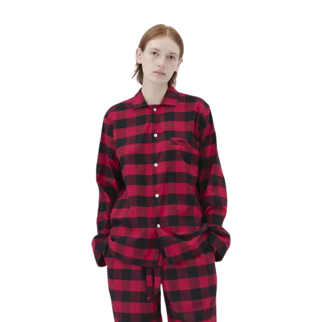 Flannel Pajamas Shirt