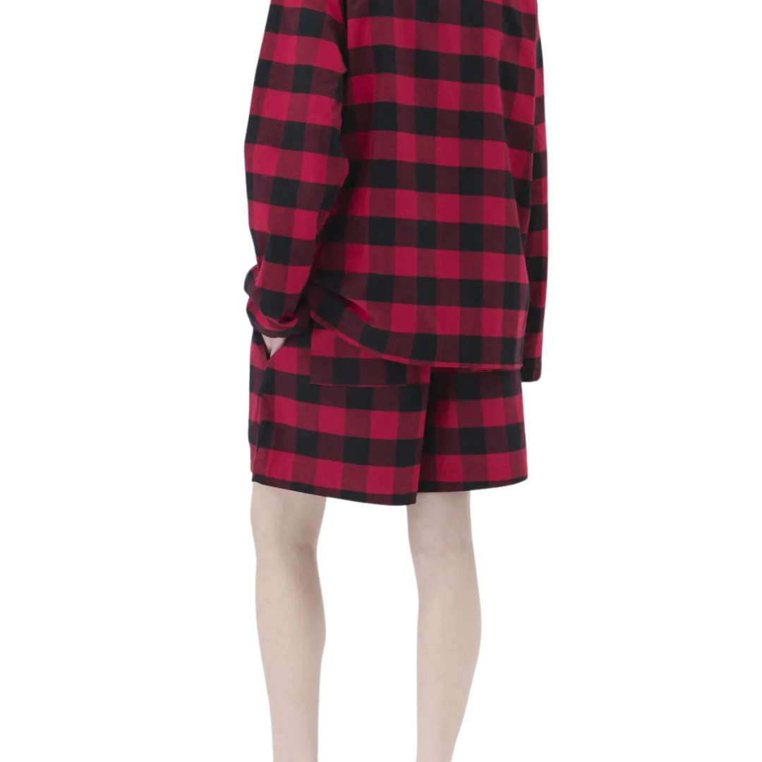 Flannel Pajamas Shorts