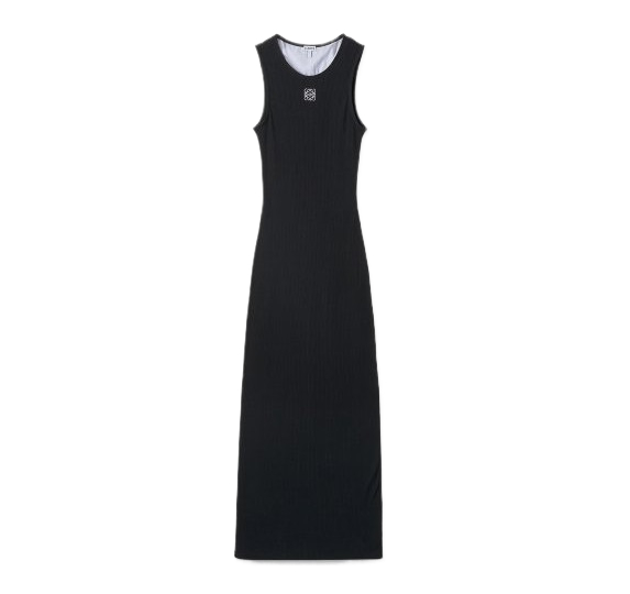 Women's Anagram Tank Dress - Black