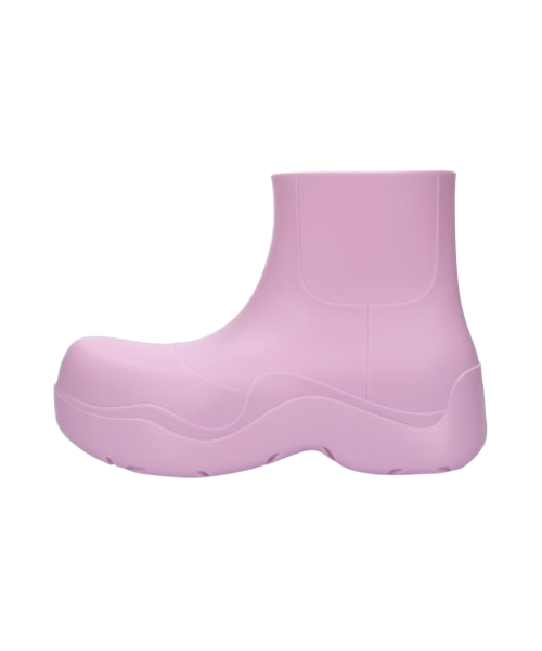 Women's Puddle Rubber Ankle Rain Boots - Pink