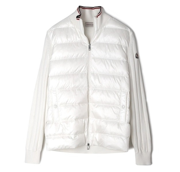 Knit padded cardigan