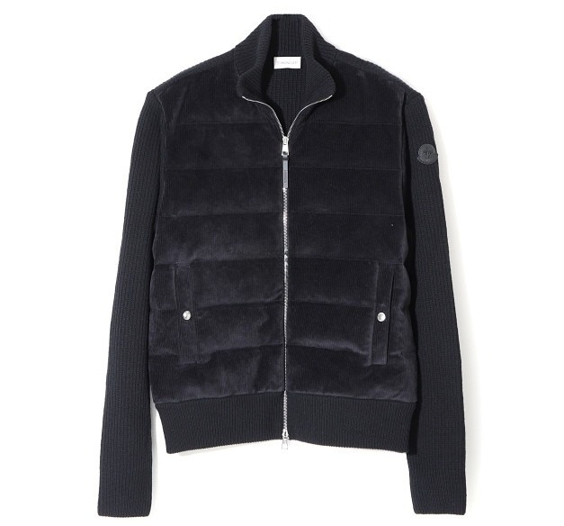 Knit padded cardigan