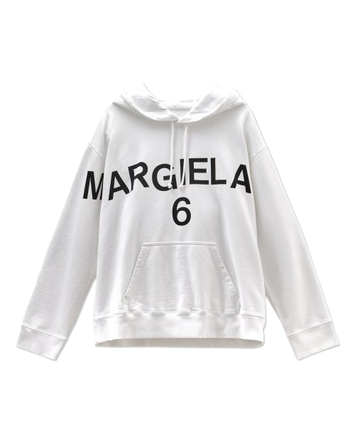 Women's Logo Print Hoodie - White