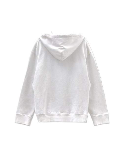 Women's Logo Print Hoodie - White