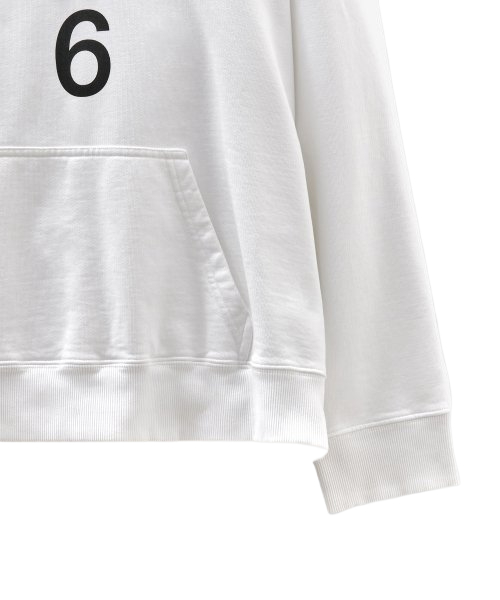 Women's Logo Print Hoodie - White