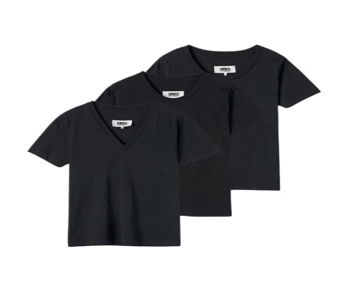 Women's 3 Pack Combo Short Sleeve T-Shirt - Black