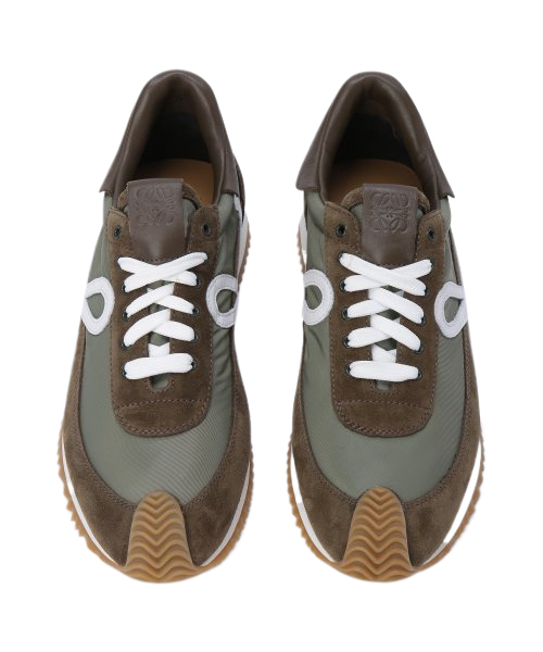 Men's Flow Runner Sneakers - Dark Khaki Green