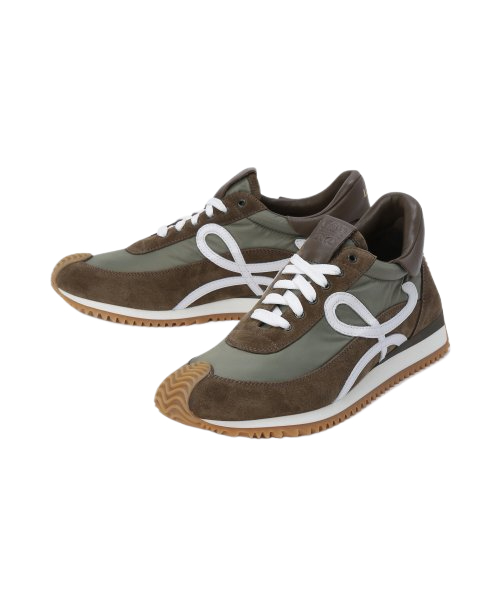 Men's Flow Runner Sneakers - Dark Khaki Green