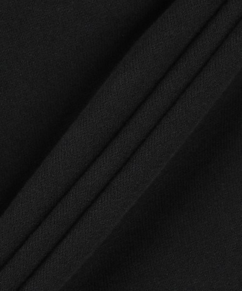 Women's Logo Stripe Trim Hood - Black