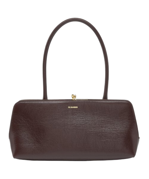 Small Goji Frame Tote Bag - Dark Brown