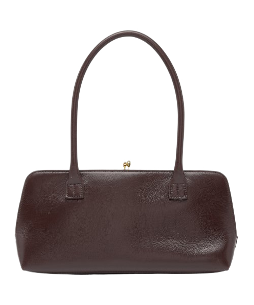 Small Goji Frame Tote Bag - Dark Brown