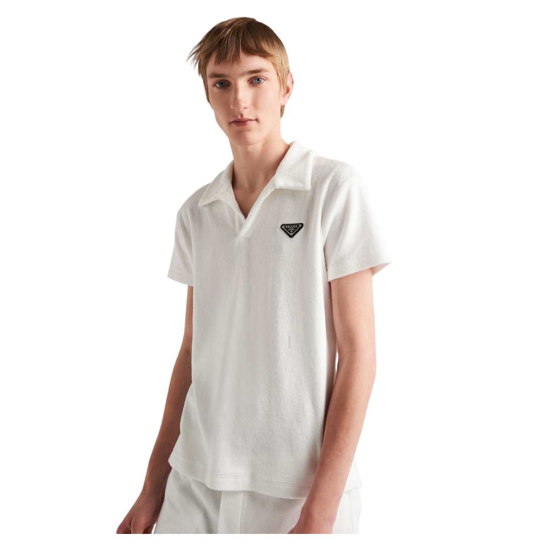 Terry polo shirt