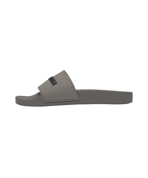  Pool Slide - Medium Grey Black 