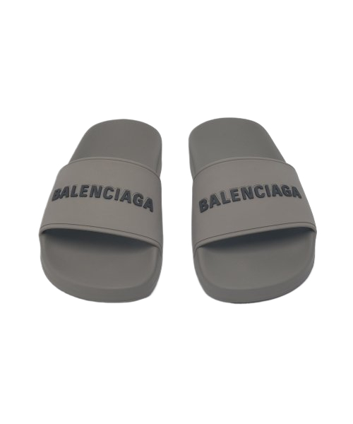  Pool Slide - Medium Grey Black 