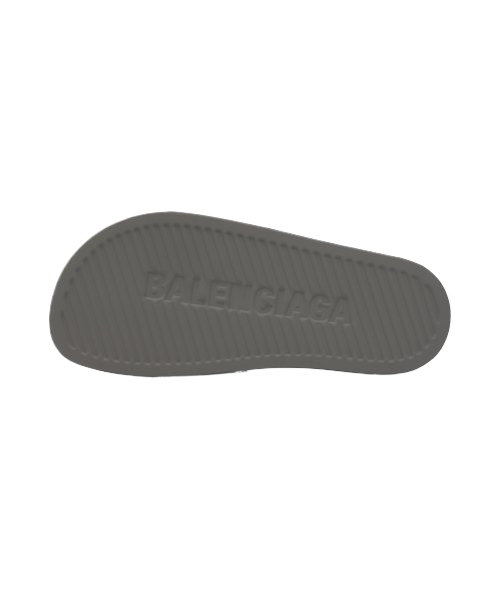  Pool Slide - Medium Grey Black 